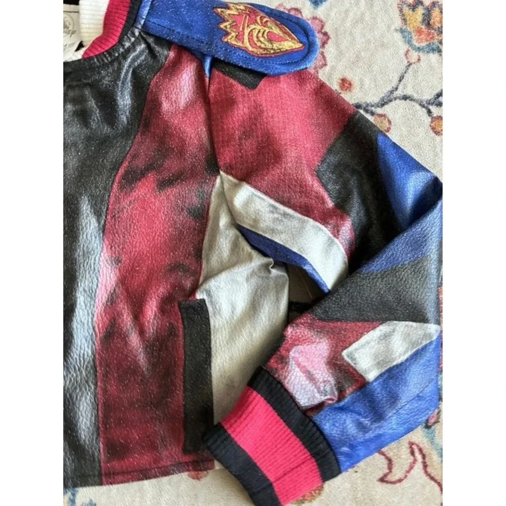 Disney Descendants Evie Girls Jacket Size 4 Red Blue Black Costume